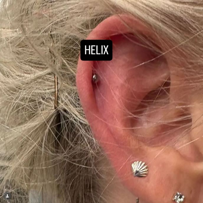 Helix piercing work