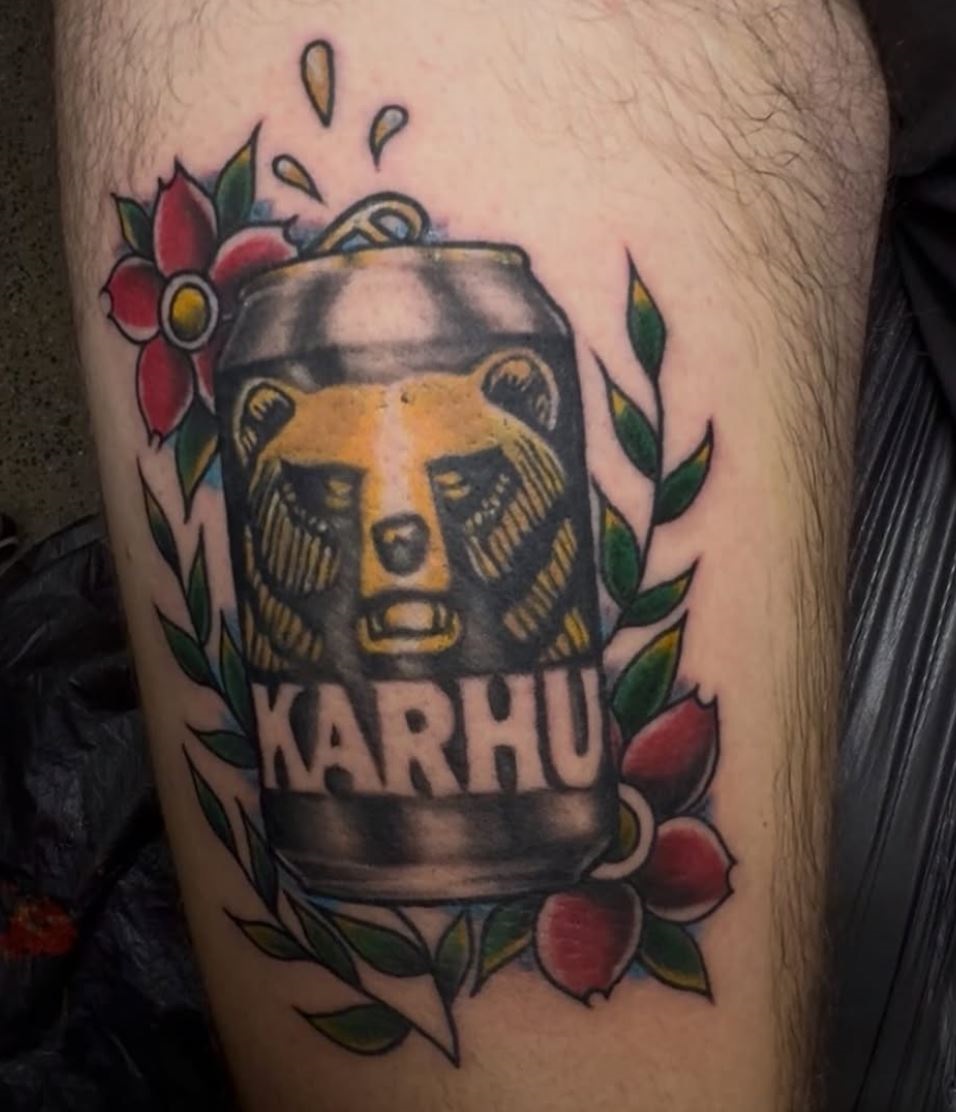 Professional traditional tattoo work at Outlander Tattoo