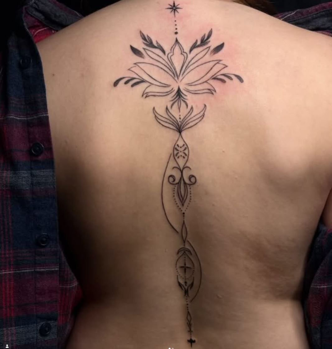 Custom fineline tattoo work at Outlander Tattoo