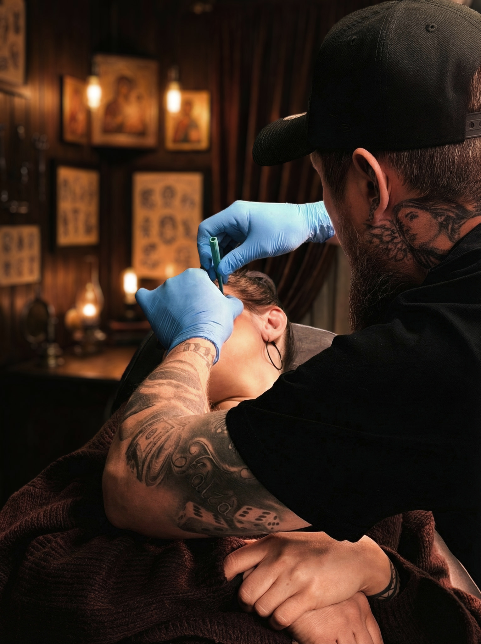 Professional piercing portfolio at Outlander Tattoo